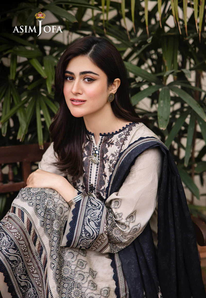 AJBUD-2 PRINTED LAWN 3 PCS - Image 6