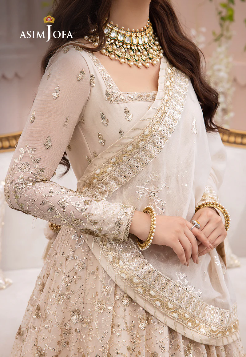 AJCCD-02 EMBROIDERED CHIFFON STITCHED 3 PCS - Image 10