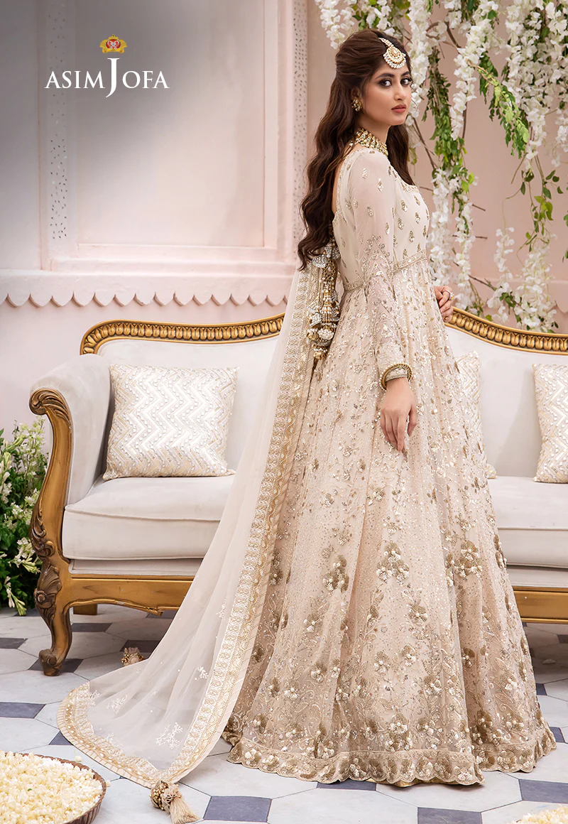 AJCCD-02 EMBROIDERED CHIFFON STITCHED 3 PCS - Image 2