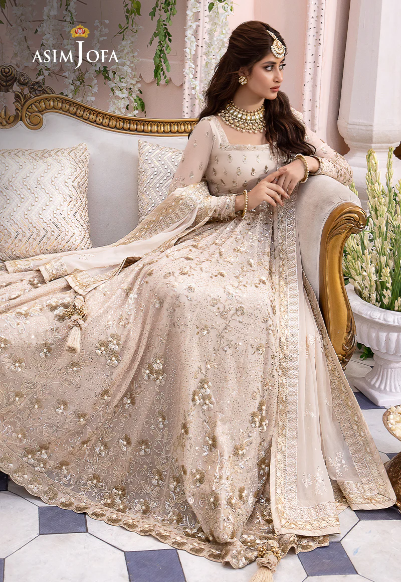AJCCD-02 EMBROIDERED CHIFFON STITCHED 3 PCS - Image 3