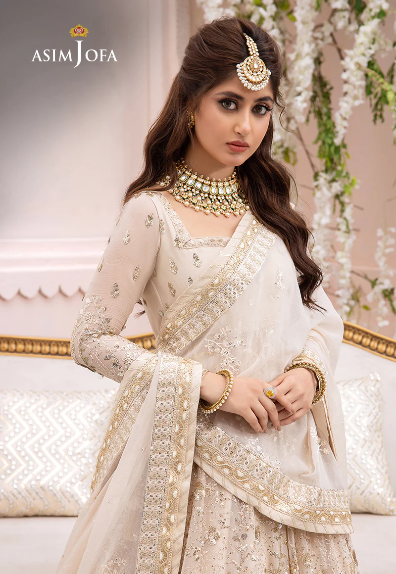 AJCCD-02 EMBROIDERED CHIFFON STITCHED 3 PCS - Image 9