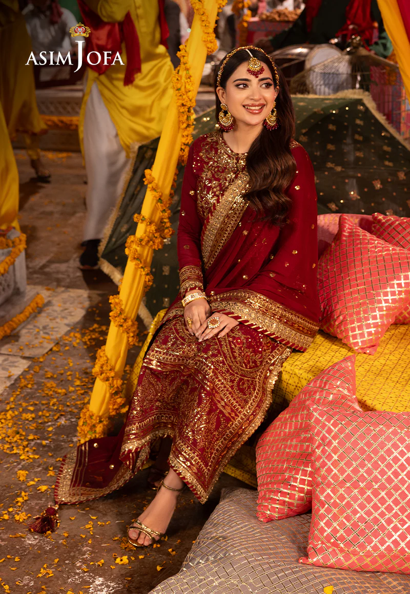 AJCD-04 EMBROIDERED TWISTED SILK 3 PCS - Image 6