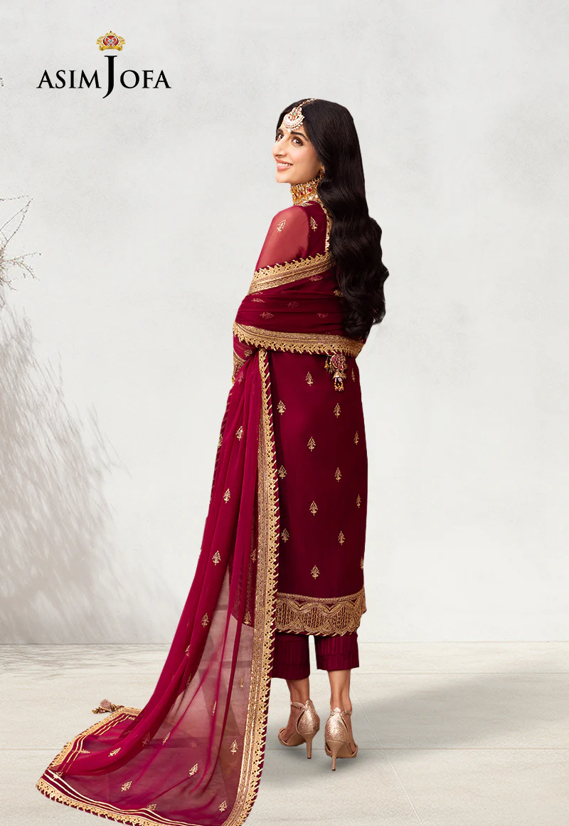 AJCD-05 EMBROIDERED CHIFFON 3 PCS - Image 2