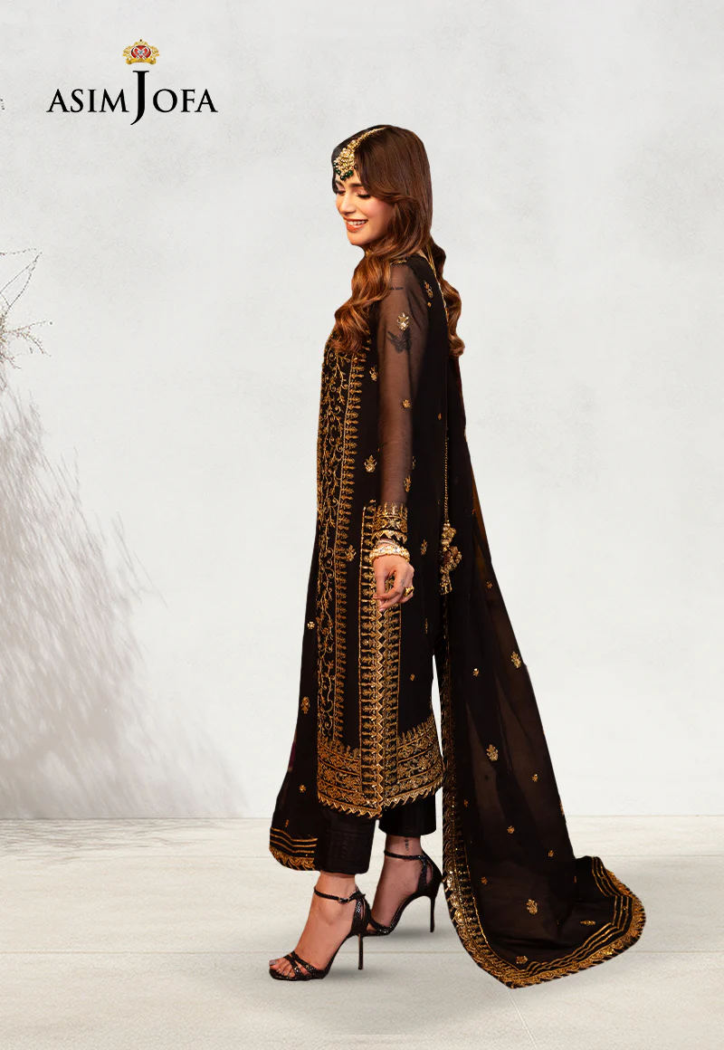AJCD-19 EMBROIDERED CHIFFON 3 PCS - Image 2
