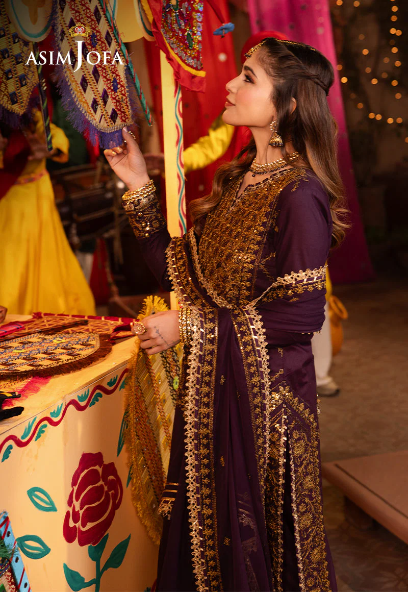 AJCDD-23 EMBROIDERED TWISTED SILK STITCHED 2 PCS - Image 8