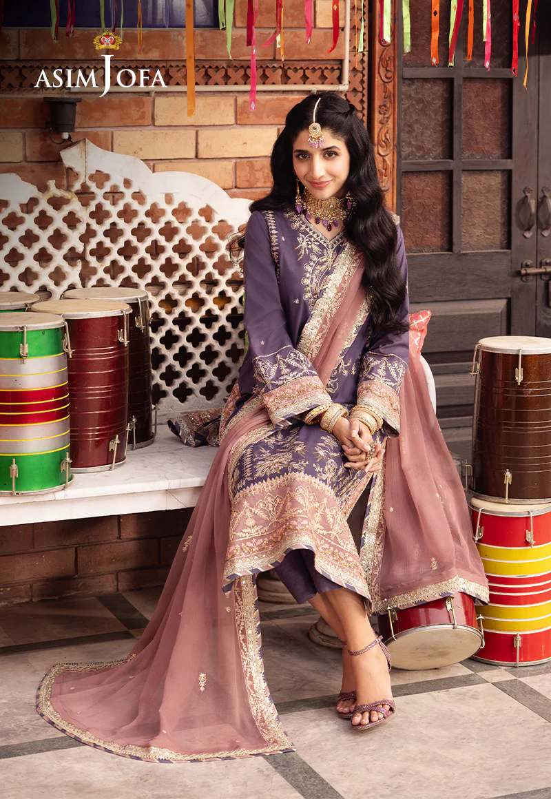AJCDP-26 EMBROIDERED STITCHED 3 PCS - Image 10