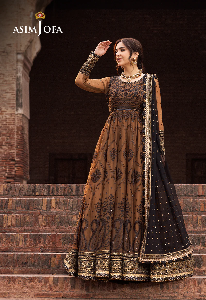AJCE-11 EMBROIDERED CHIFFON 3 PCS - Image 2