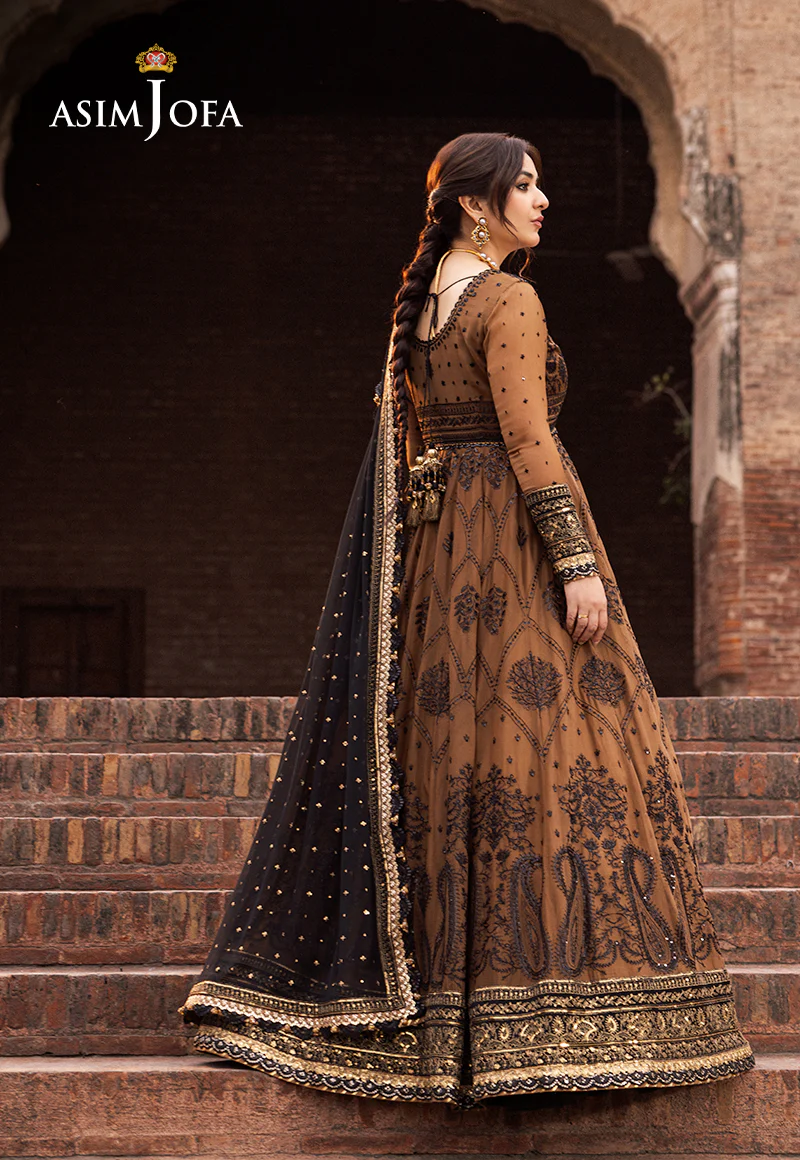 AJCE-11 EMBROIDERED CHIFFON 3 PCS - Image 4