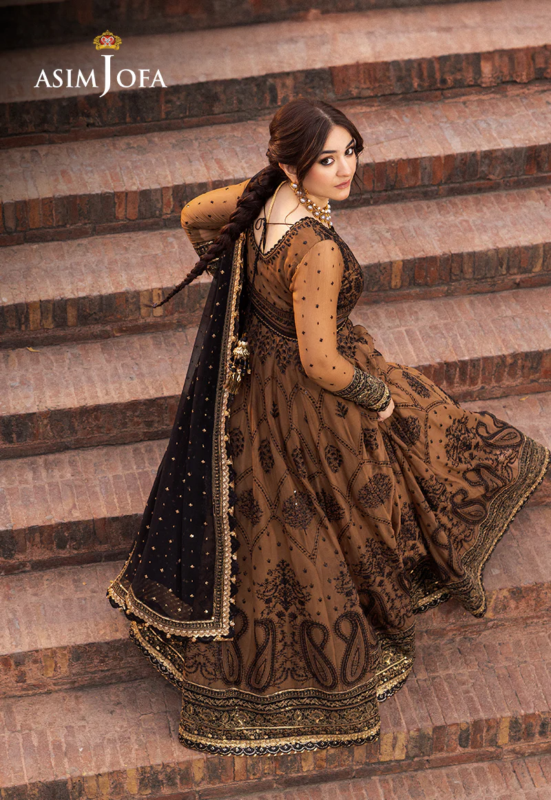 AJCE-11 EMBROIDERED CHIFFON 3 PCS - Image 5
