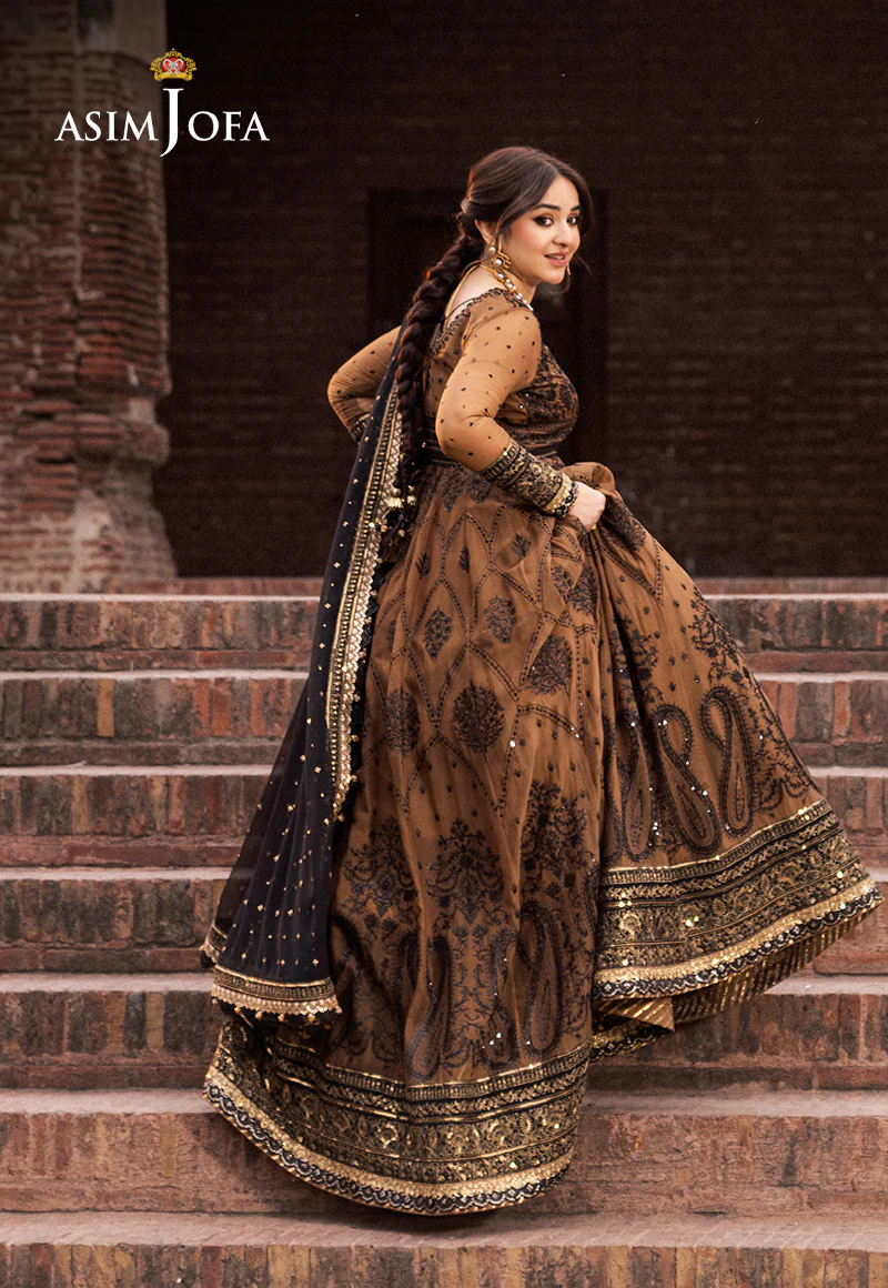 AJCE-11 EMBROIDERED CHIFFON 3 PCS - Image 7