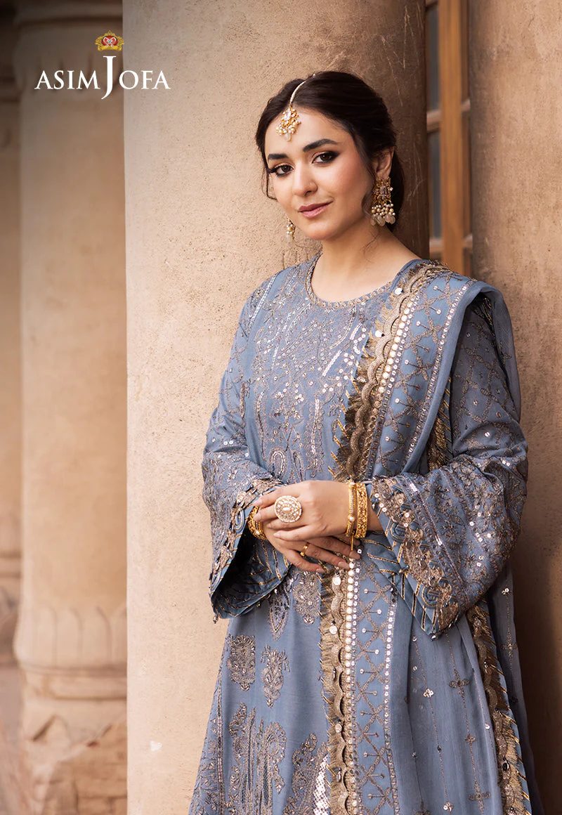 AJCED-12-XS EMBROIDERED PAPER COTTON 3 PCS - Image 2