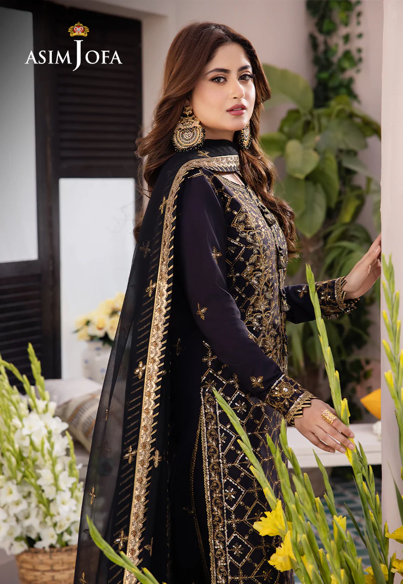 AJCF-04 EMBROIDERED BOSKI SILK 3 PCS - Image 6