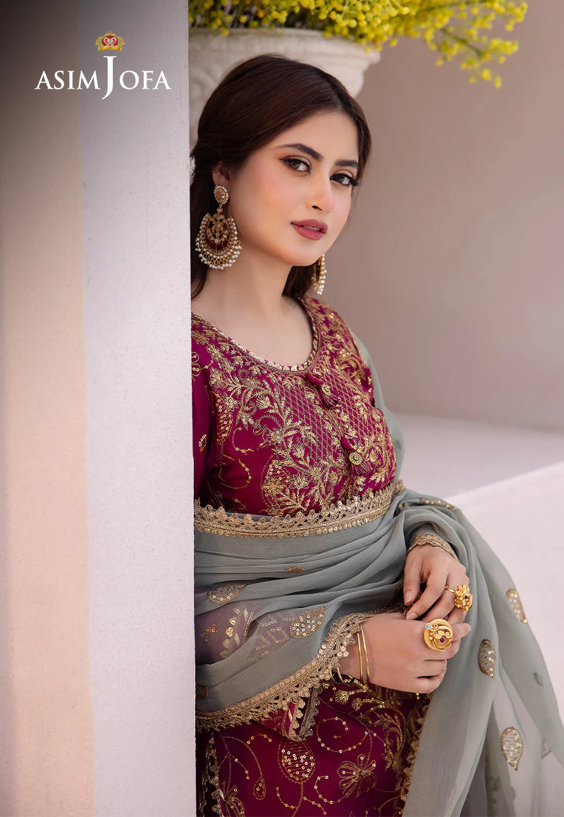 AJCFD-12 EMBROIDERED BOSKI SILK 3 PCS - Image 8