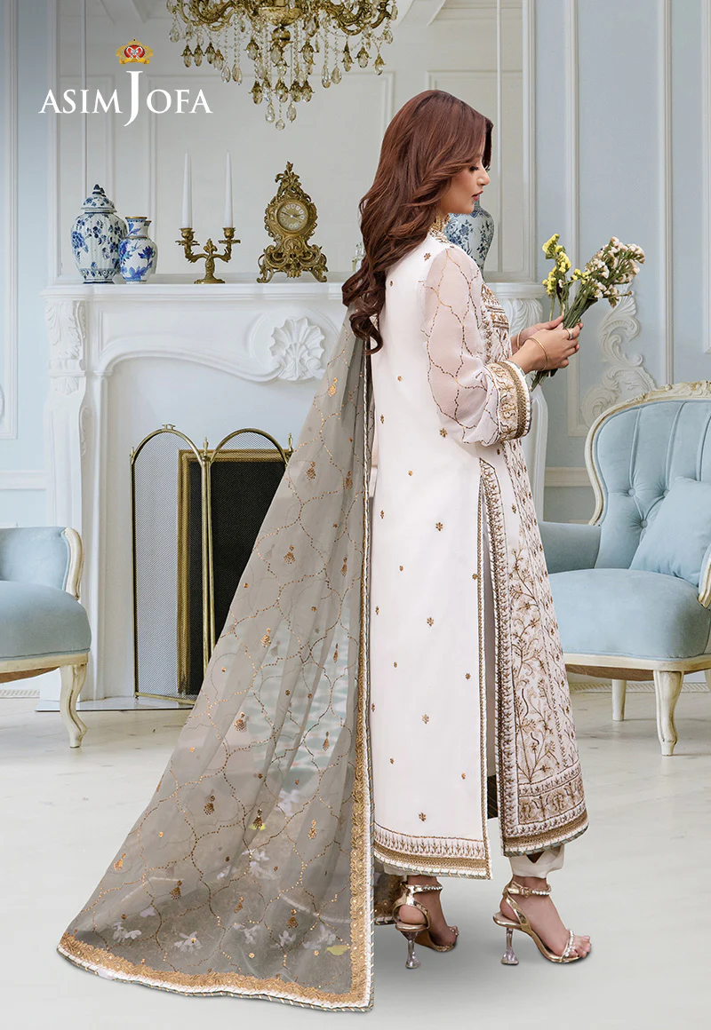 AJCF-17 EMBROIDERED CHIFFON 3 PCS - Image 2
