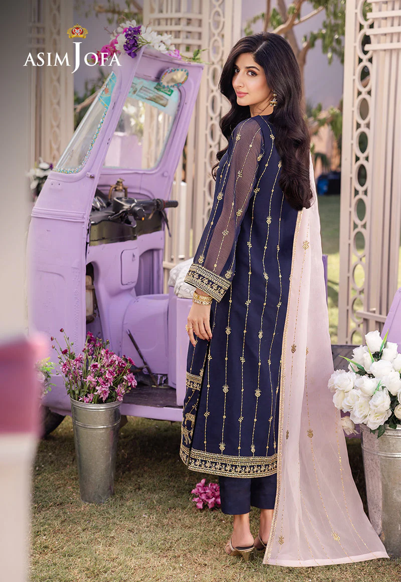 AJCFB-09 EMBROIDERED CHIFFON 3 PCS - Image 2
