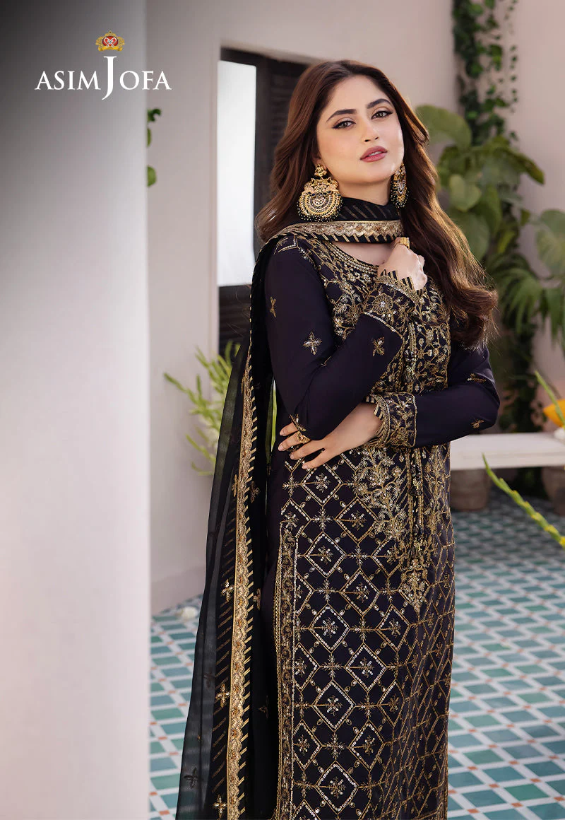 AJCFD-04-XS EMBROIDERED BOSKI SILK 3 PCS - Image 3