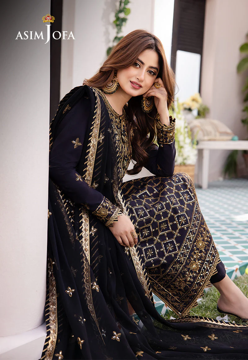AJCFD-04-XS EMBROIDERED BOSKI SILK 3 PCS - Image 8