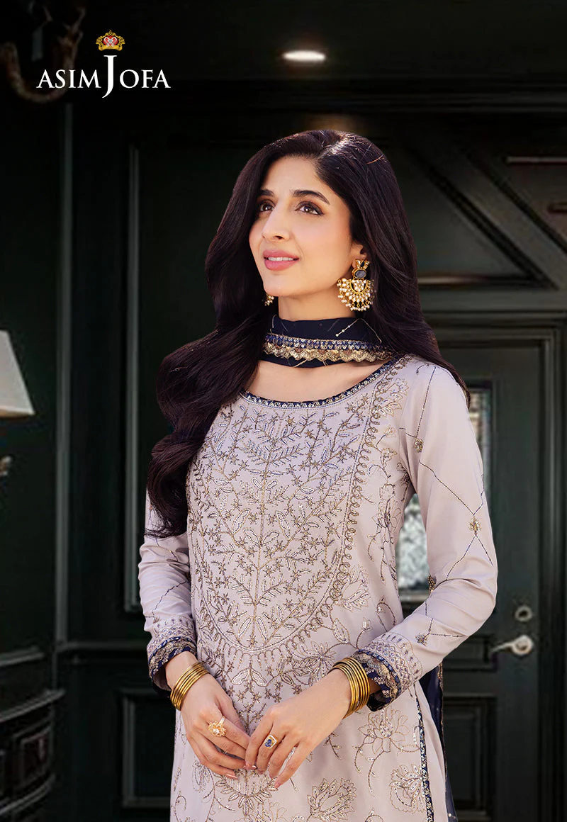 AJCFD-13-XS EMBROIDERED BOSKI SILK 3 PCS - Image 2