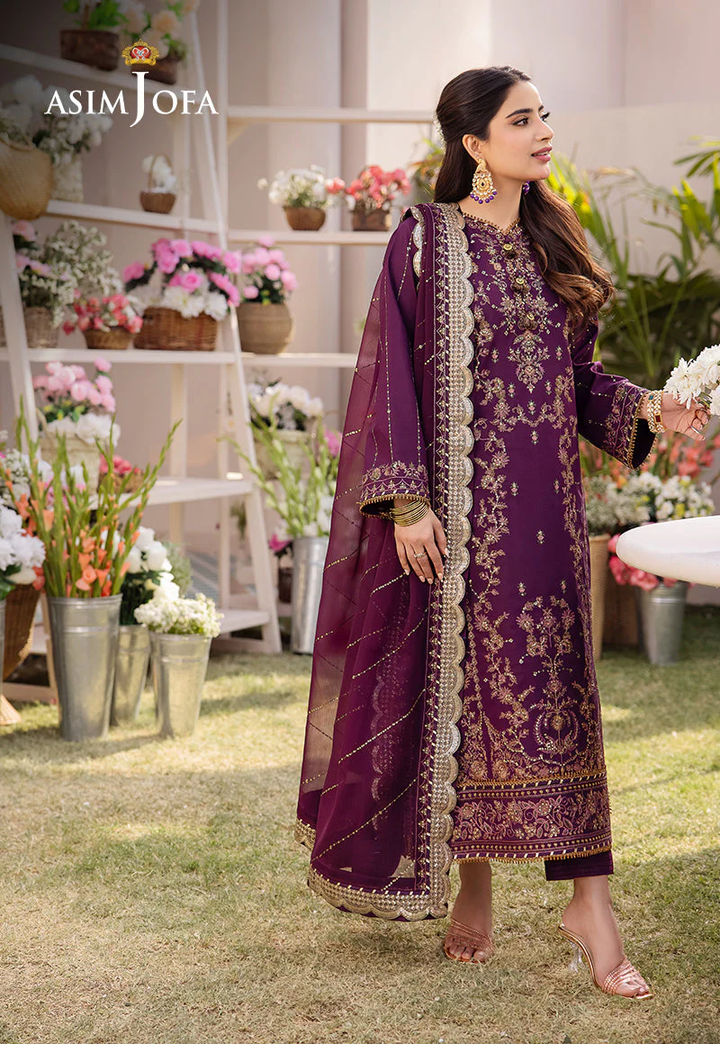 AJCFD-22-XS EMBROIDERED BOSKI SILK 3 PCS - Image 10