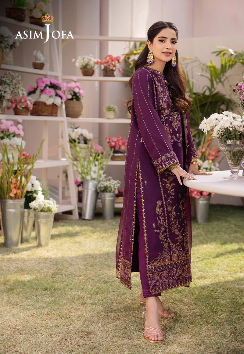 AJCFD-22-XS EMBROIDERED BOSKI SILK 3 PCS - Image 4