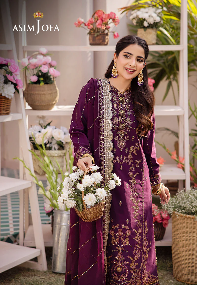AJCFD-22-XS EMBROIDERED BOSKI SILK 3 PCS - Image 7