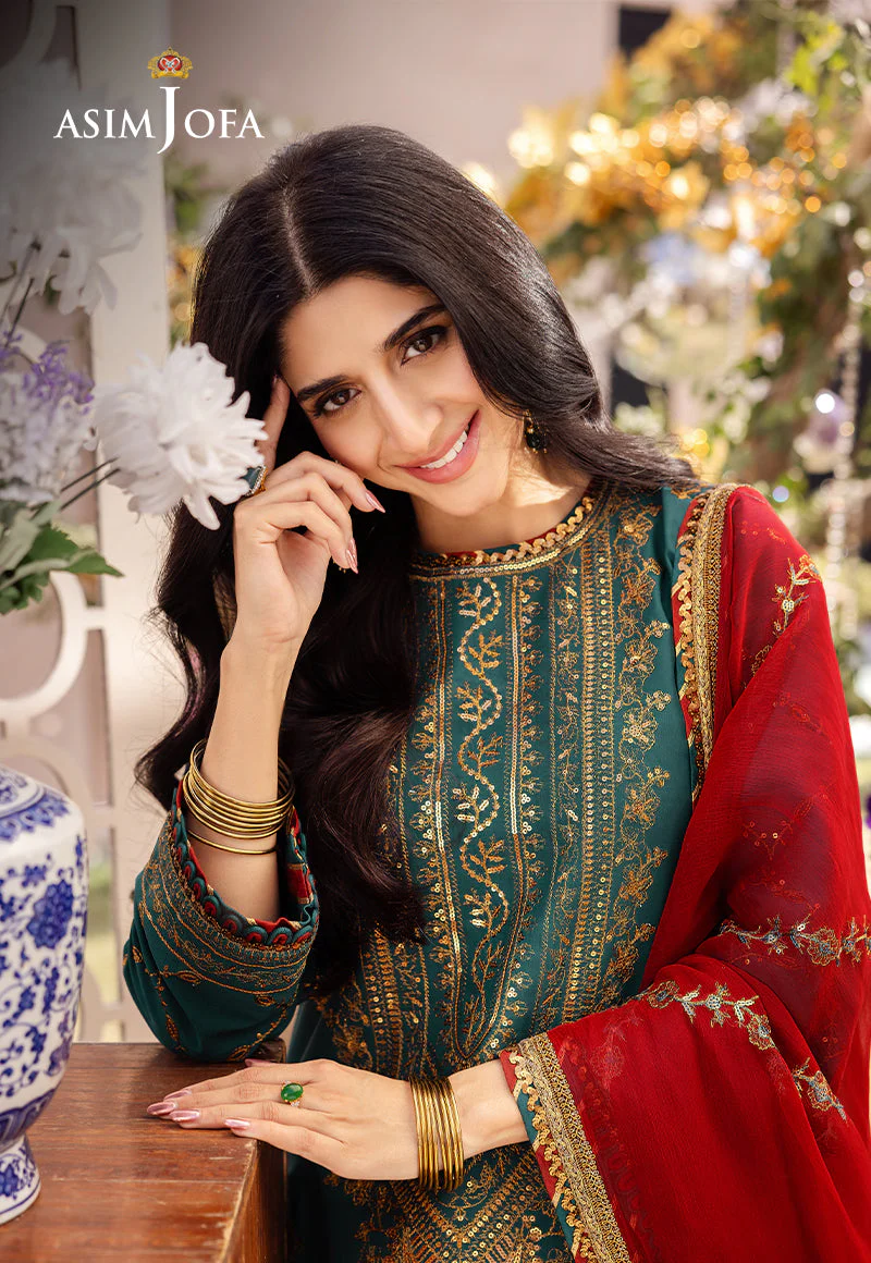 AJCFD-23 EMBROIDERED STITCHED 3 PCS - Image 6