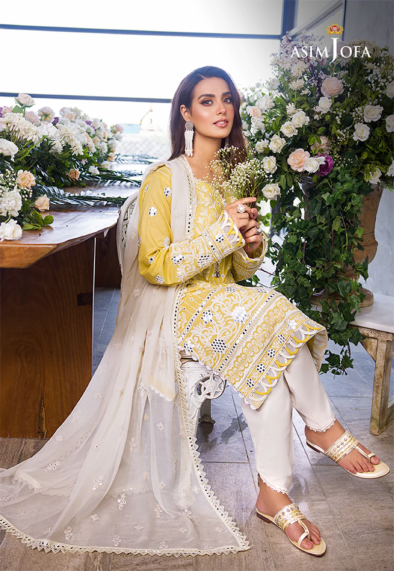 AJCK-06 EMBROIDERED LAWN 3 PCS - Image 3
