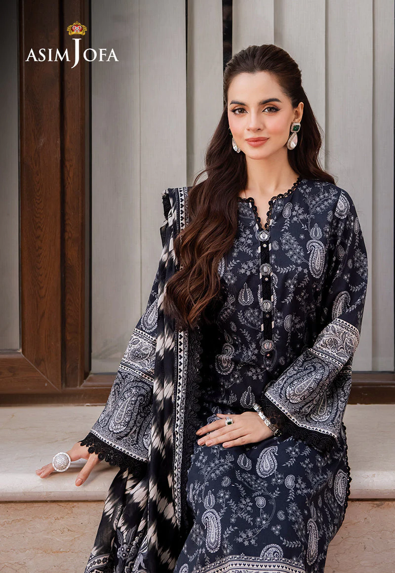 AJCMD-09-XS PRINTED LAWN 3 PCS - Image 8