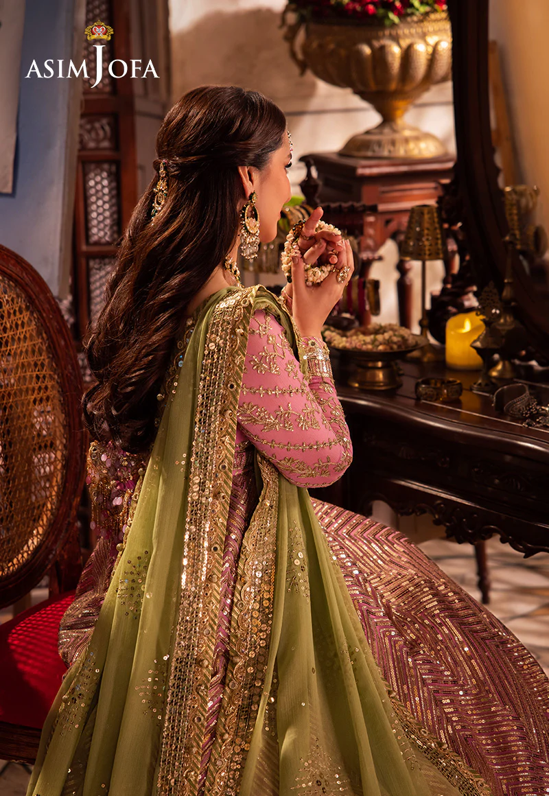 AJCR-04 EMBROIDERED CHIFFON 3 PCS - Image 5