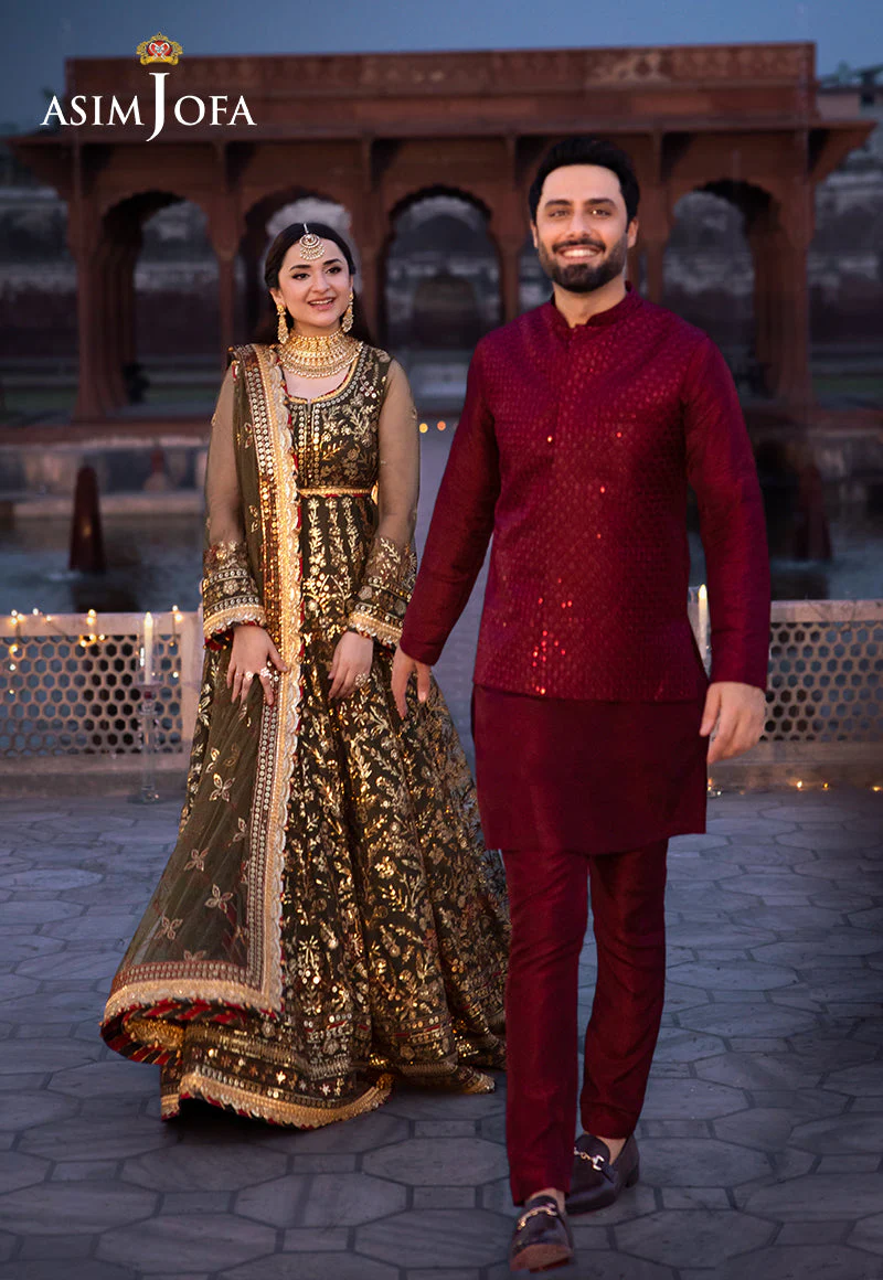 AJCRD-09 EMBROIDERED STITCHED 3 PCS - Image 11