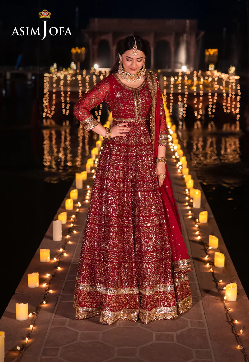 AJCRP-05 EMBROIDERED CHIFFON STITCHED 3 PCS