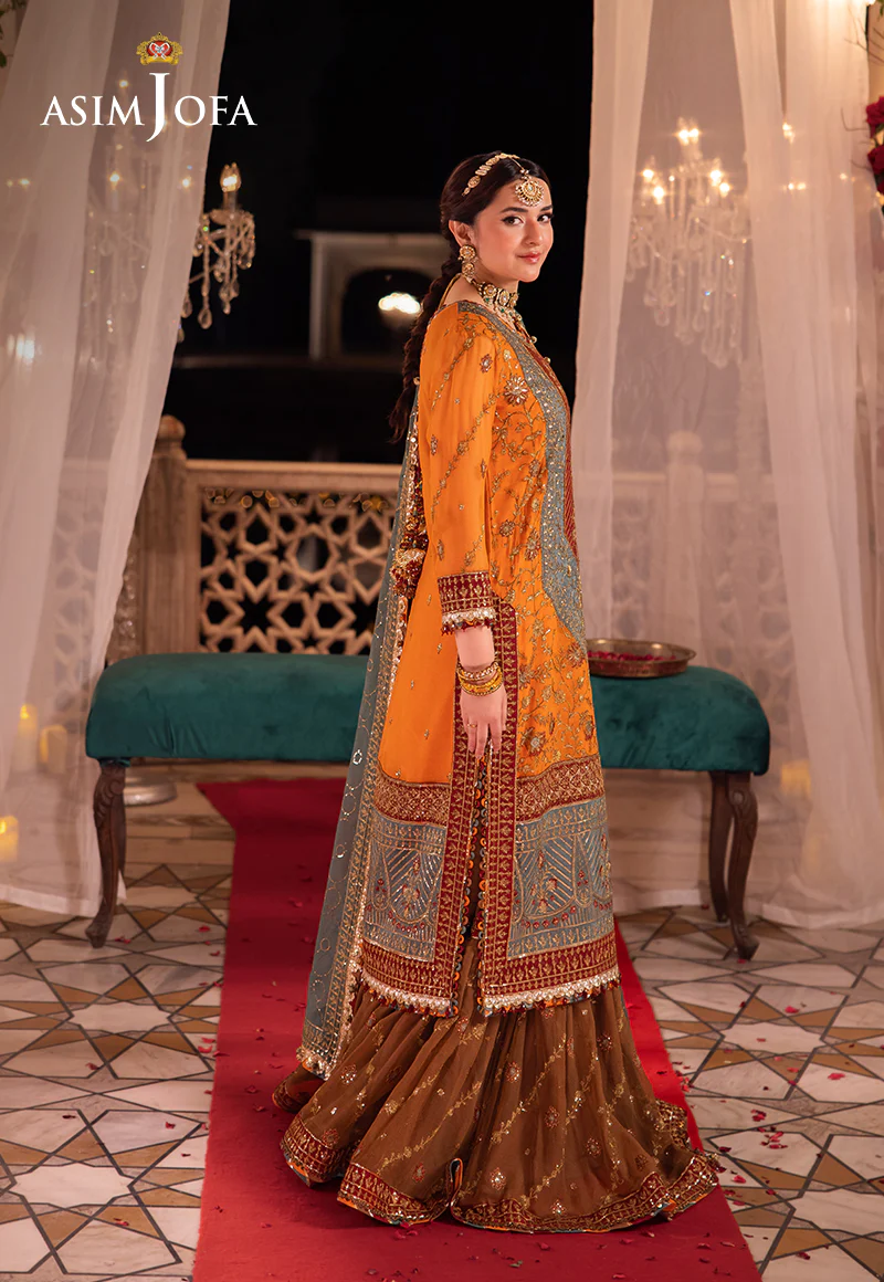 AJCR-07 EMBROIDERED CHIFFON 3 PCS - Image 3