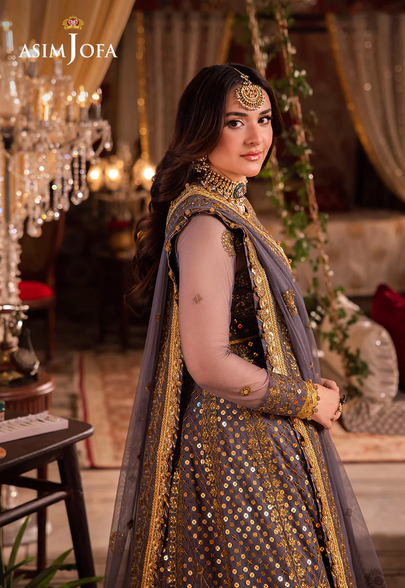AJCRD-10 EMBROIDERED NET STITCHED 3 PCS - Image 4