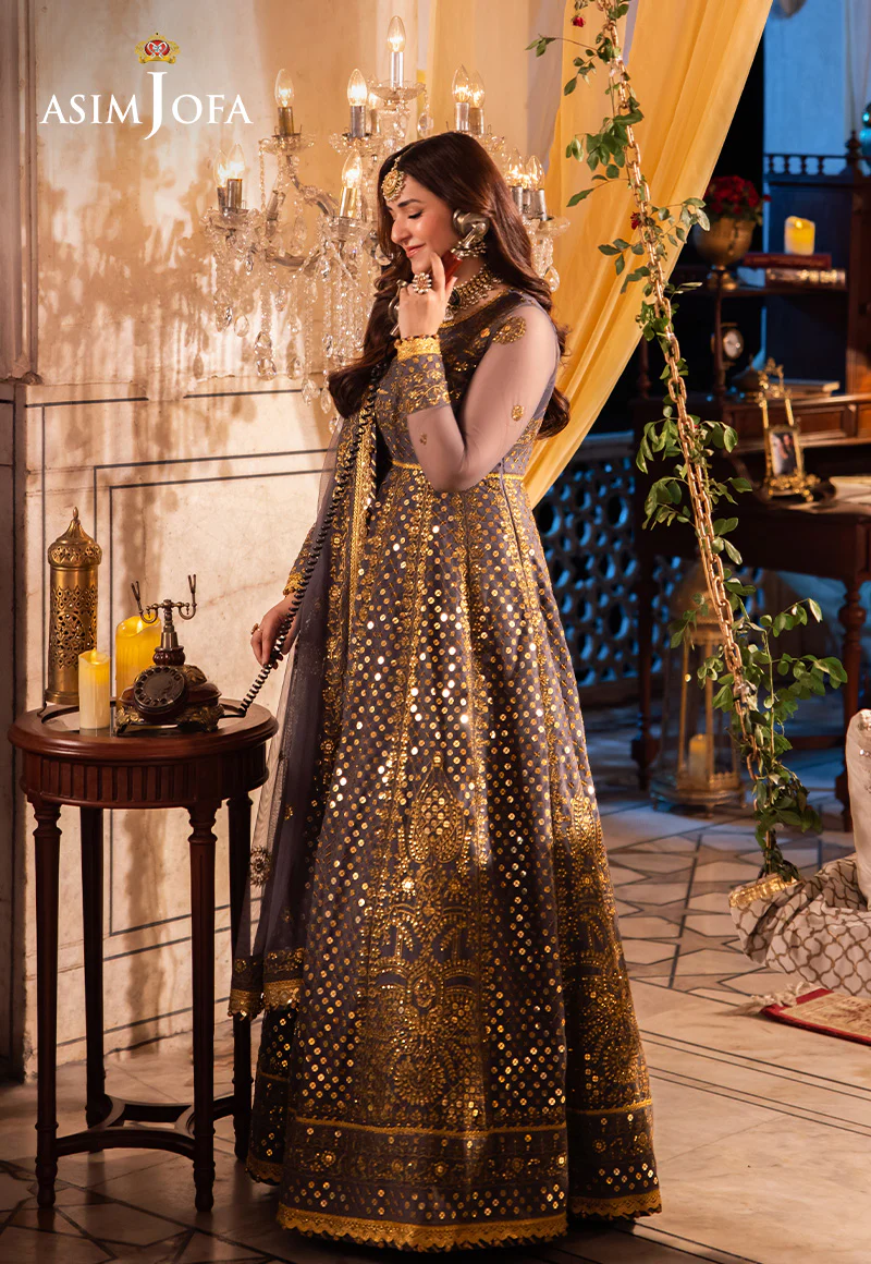 AJCRD-10 EMBROIDERED NET STITCHED 3 PCS - Image 7