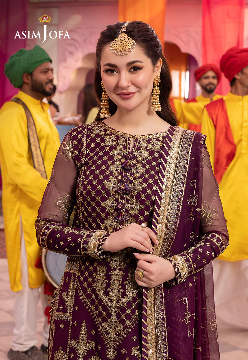 AJDA-03 EMBROIDERED CHIFFON 3 PCS - Image 7