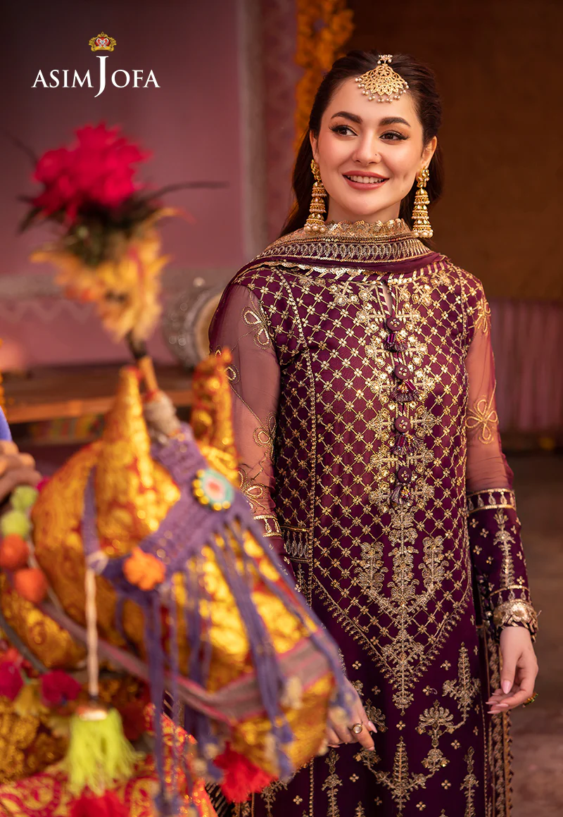 AJDA-03 EMBROIDERED CHIFFON 3 PCS - Image 8