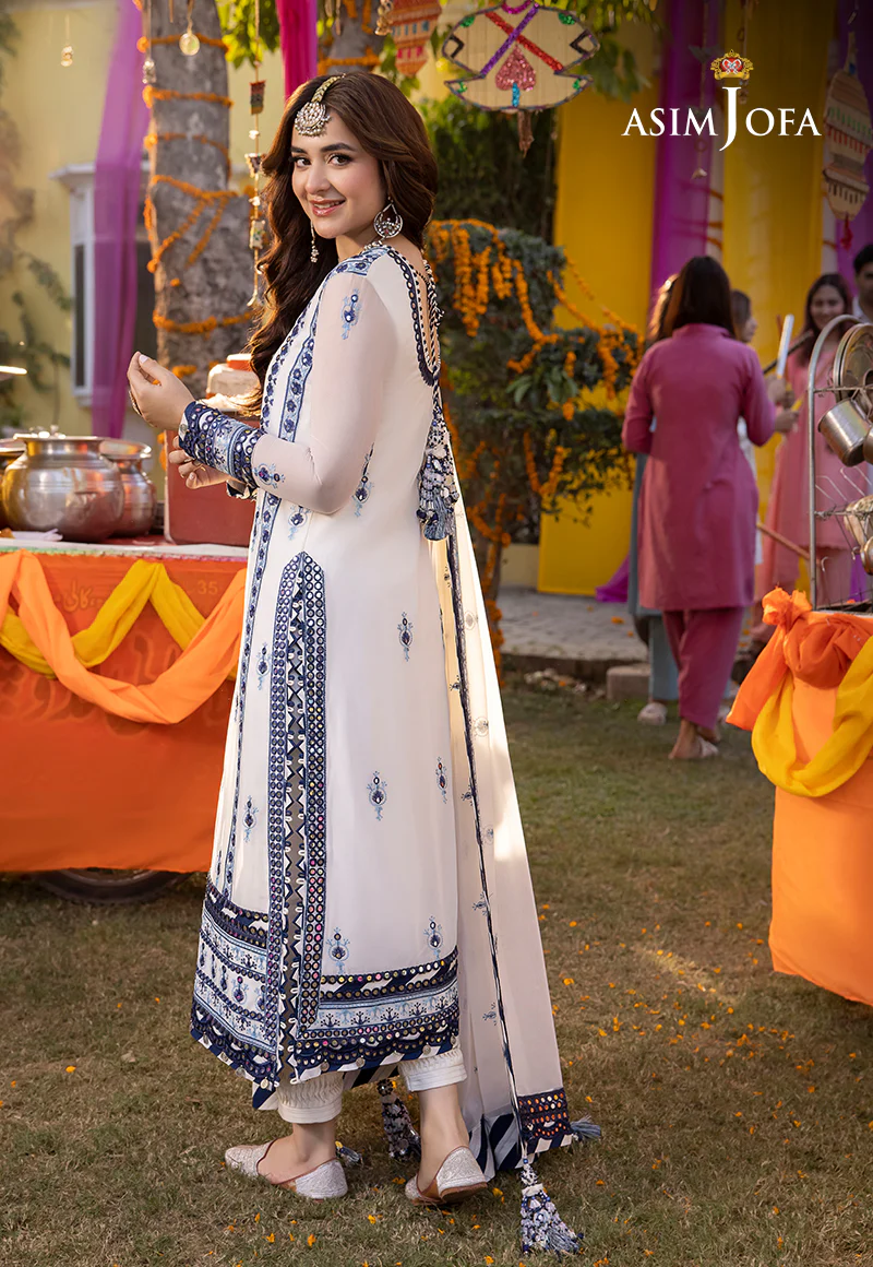 AJDA-06 EMBROIDERED CHIFFON 3 PCS - Image 5