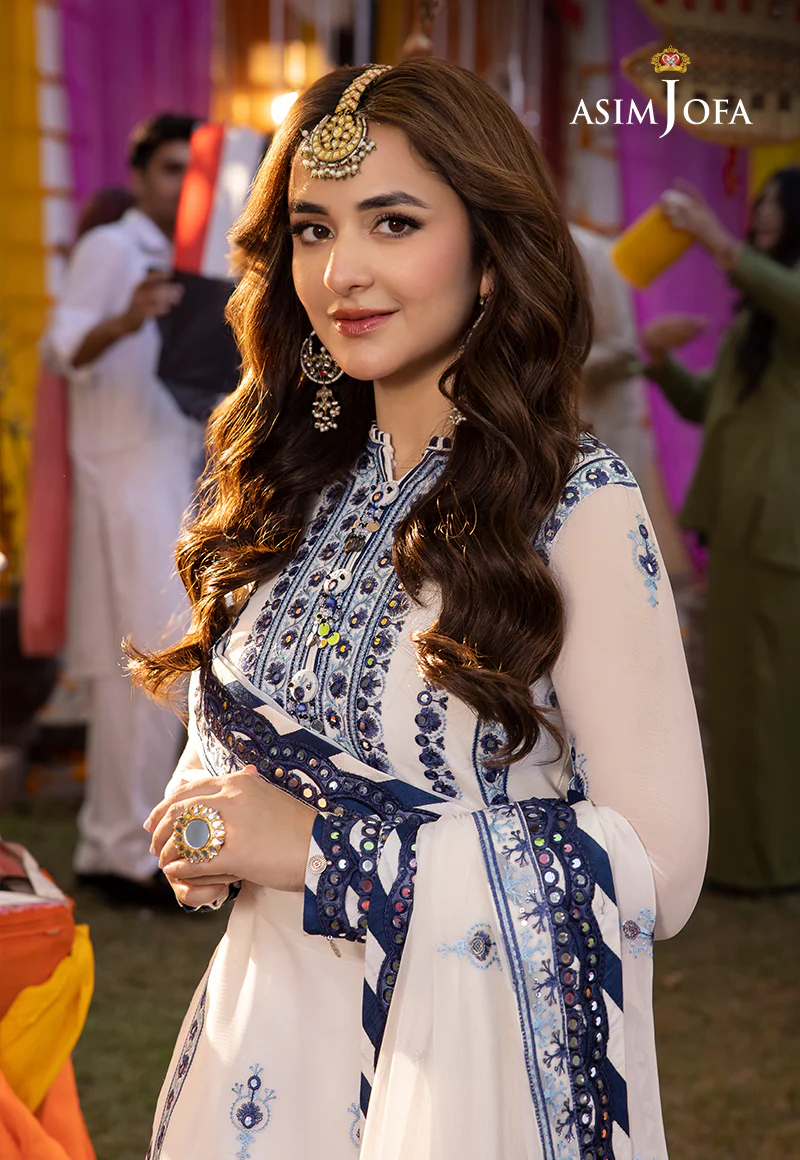 AJDA-06 EMBROIDERED CHIFFON 3 PCS - Image 9