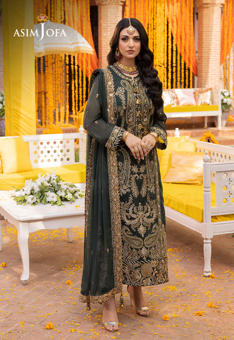 AJDA-12 EMBROIDERED PAPER COTTON 3 PCS - Image 3