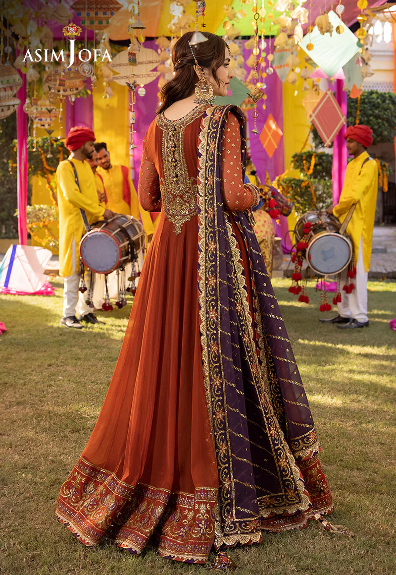 AJDAD-19 EMBROIDERED CHIFFON 2 PCS - Image 2