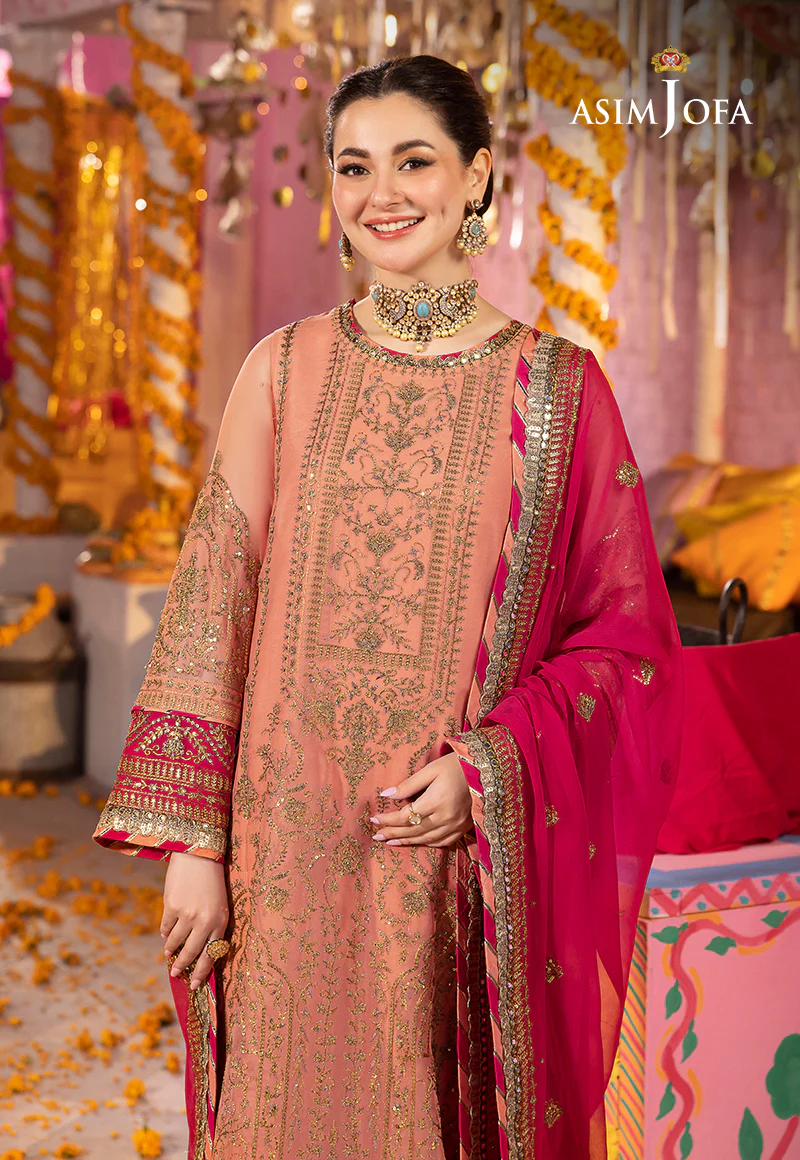 AJDA-30 EMBROIDERED CHIFFON 3 PCS - Image 4