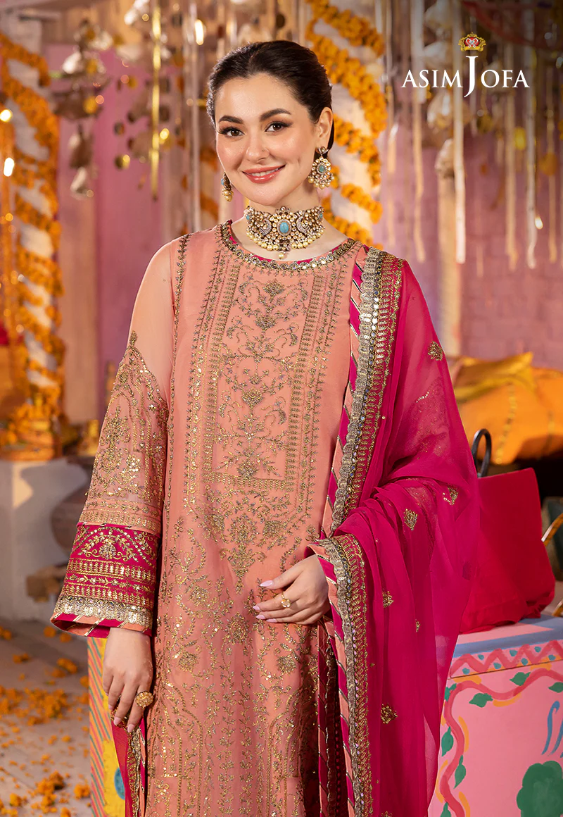 AJDA-30 EMBROIDERED CHIFFON 3 PCS - Image 5