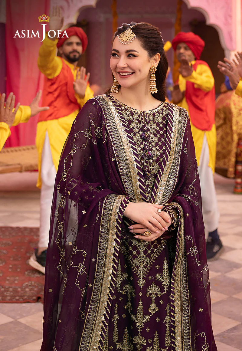 AJDAD-03-XS EMBROIDERED CHIFFON 3 PCS - Image 10