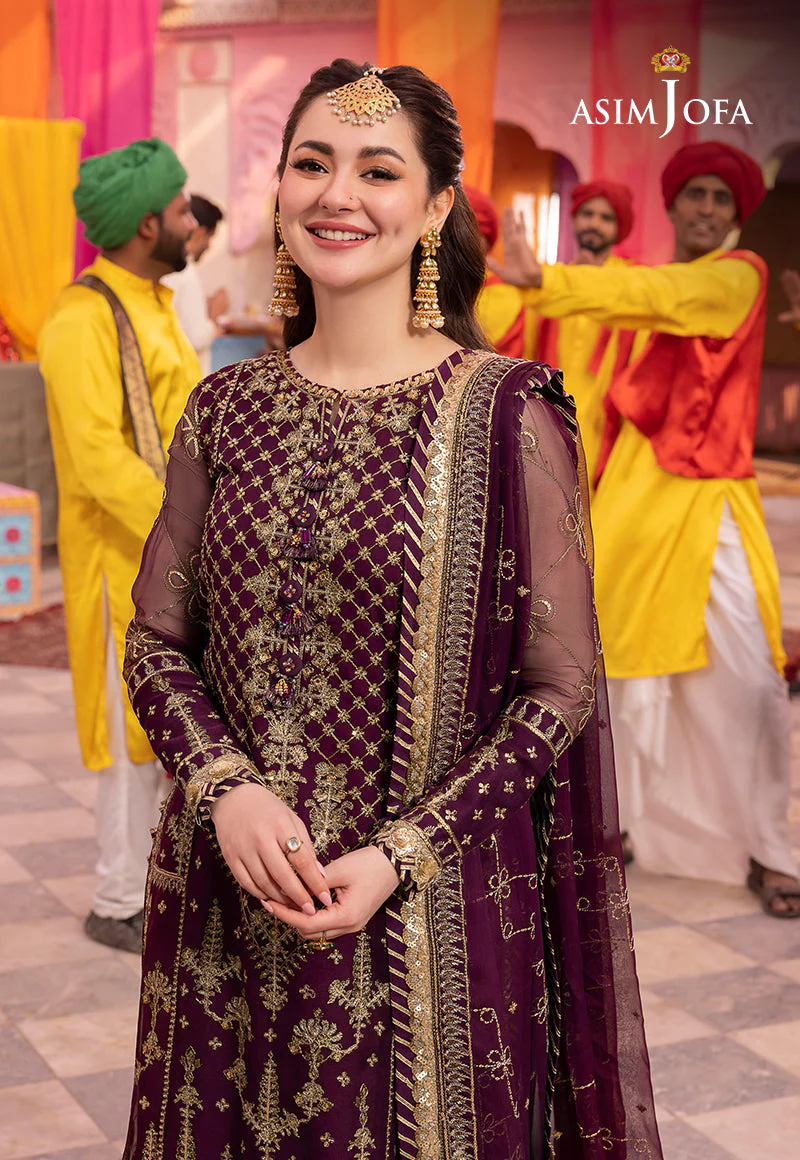 AJDAD-03-XS EMBROIDERED CHIFFON 3 PCS - Image 6