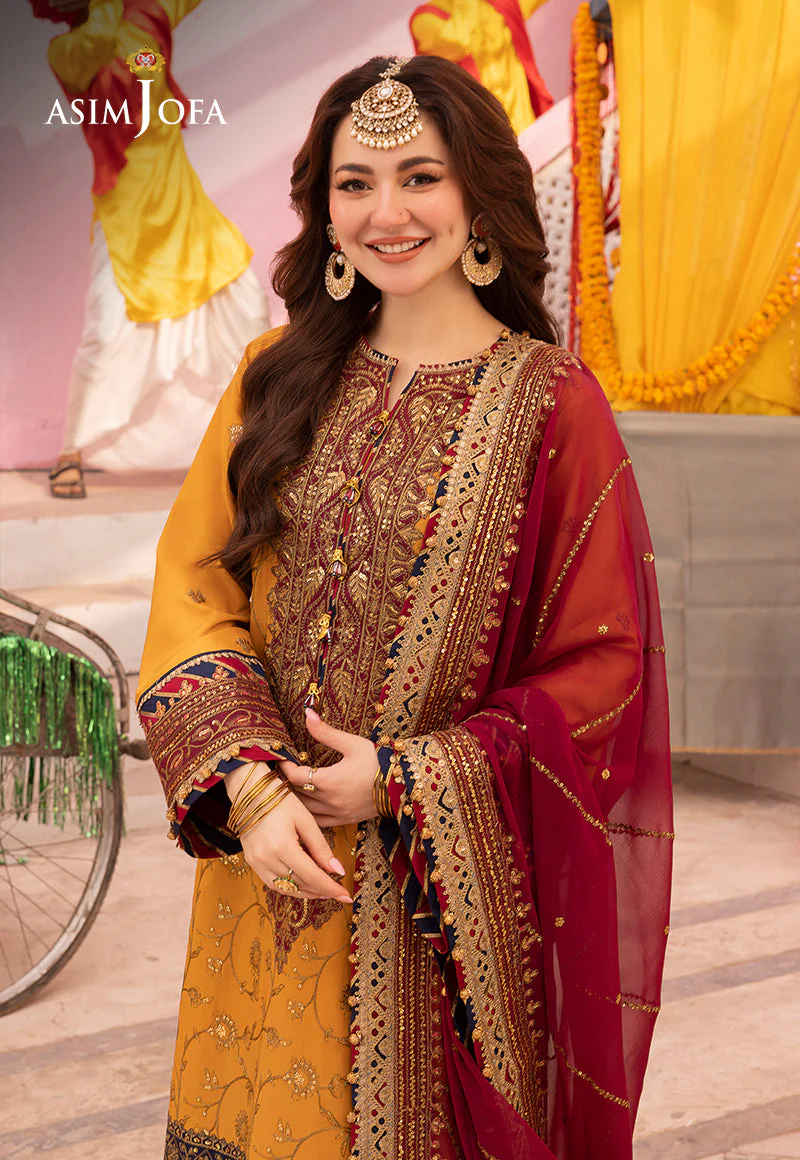 AJDAD-25 EMBROIDERED STITCHED 3 PCS - Image 4
