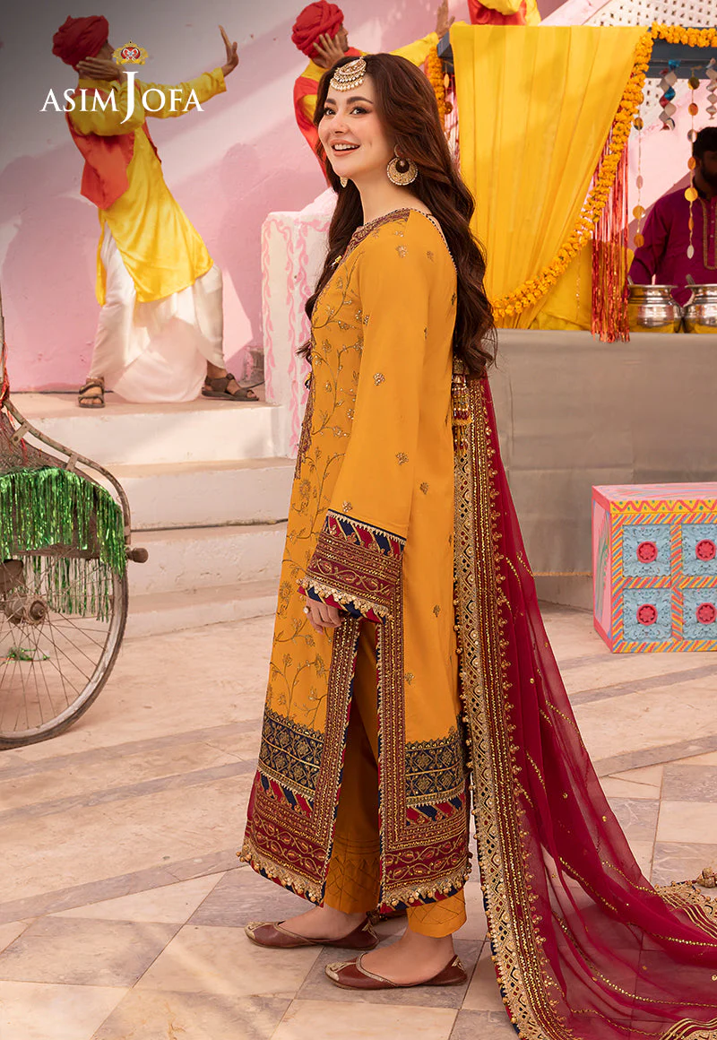 AJDAD-25 EMBROIDERED STITCHED 3 PCS - Image 5