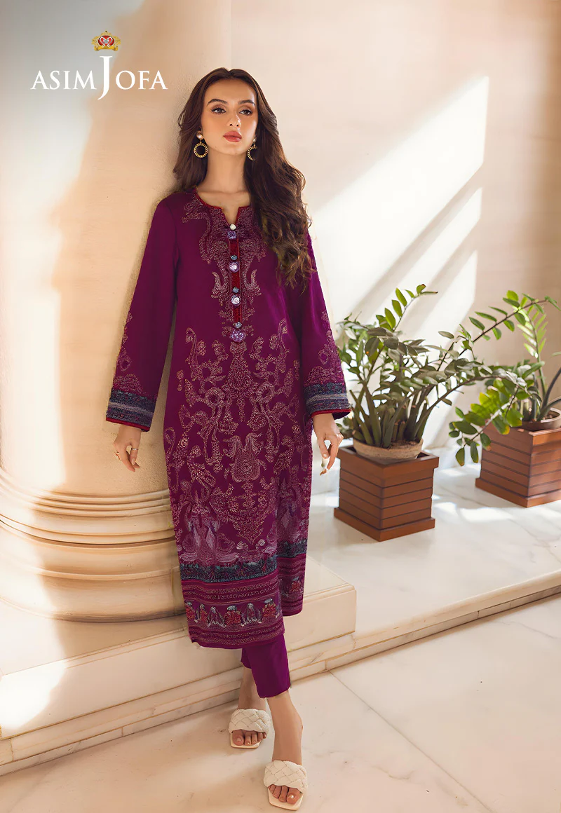 AJDSAI-16 PRINTED LAWN STITCHED 3 PCS