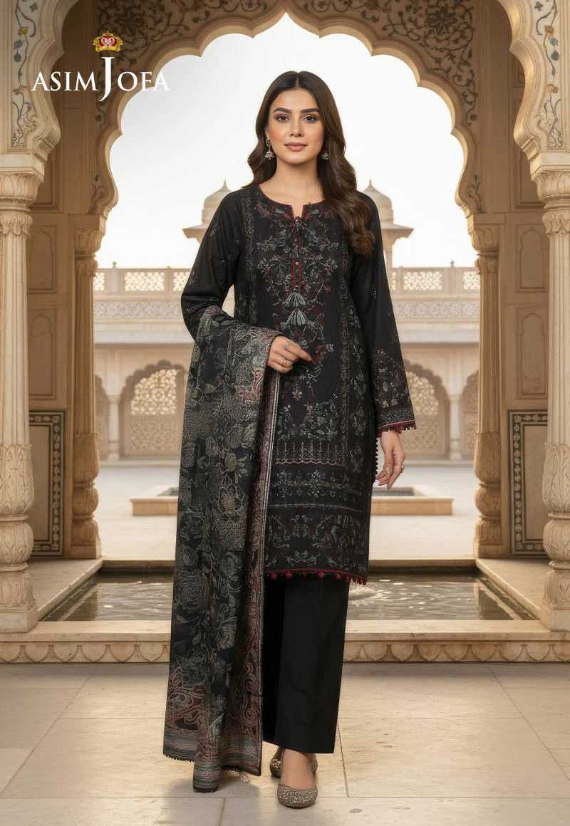 AJDSAI-457 LAWN STITCHED 3 PCS
