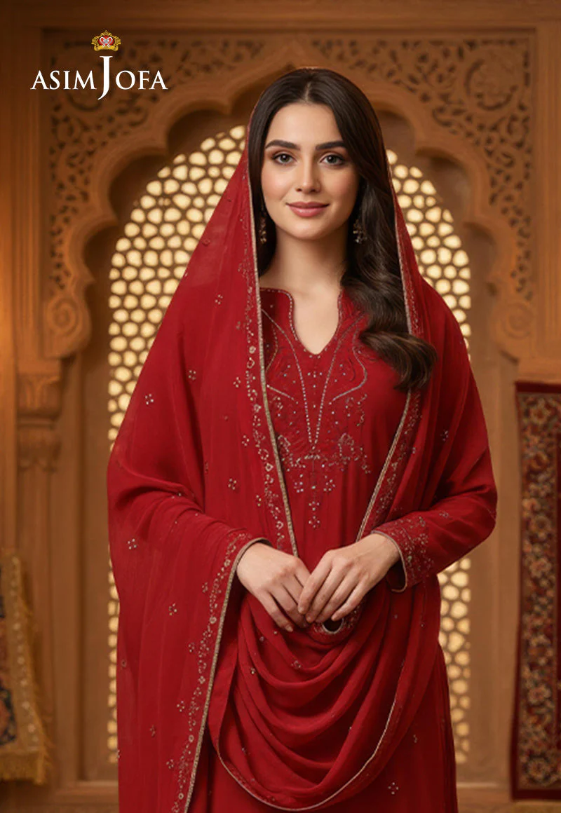 AJDSAI-544 CHIFFON STITCHED 3 PCS - Image 2