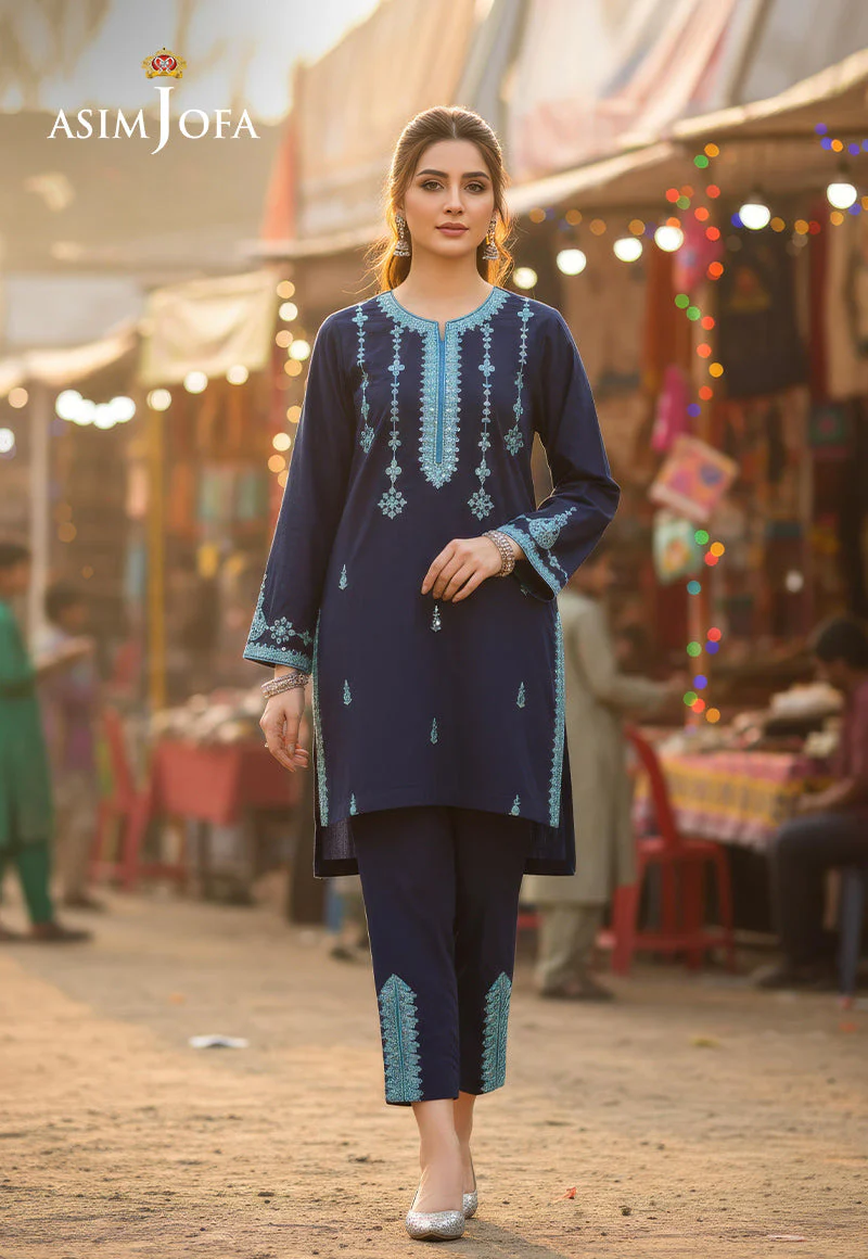 AJDSAI-552 LAWN STITCHED 2 PCS